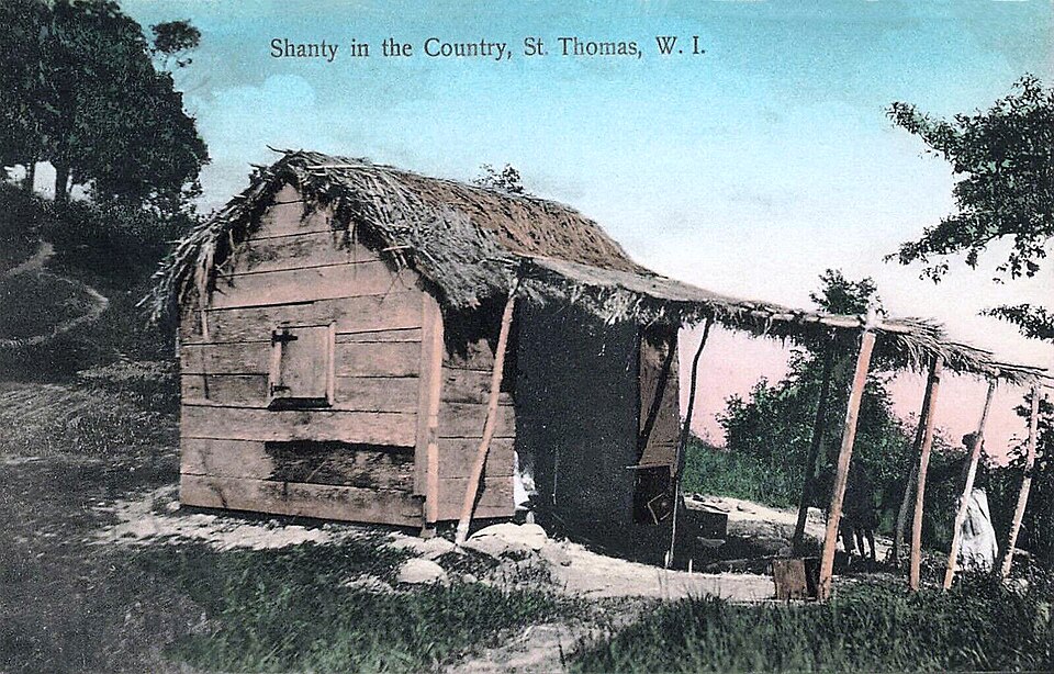 Shanty in the country- St. Thomas, Dutch West Indies